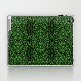 Liquid Light Series 18 ~ Green Abstract Fractal Pattern Laptop Skin