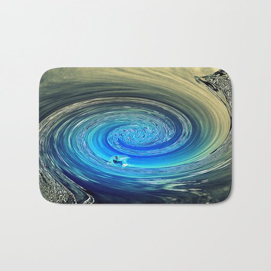 Surf Spiral Bath Mat
