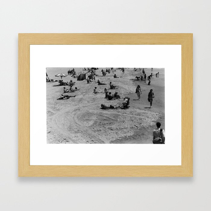 Sand Gathering Framed Art Print