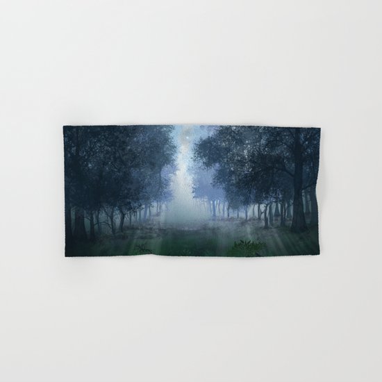 blue forest Hand & Bath Towel