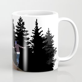 Pricefield Coffee Mug | Lis, Drawing, Maxcaufield, Forest, Relationship, Pricefield, Lifeisstrange, Vector, Love, Couple 