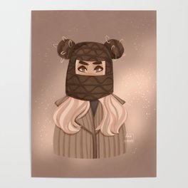 Ninja girl Poster