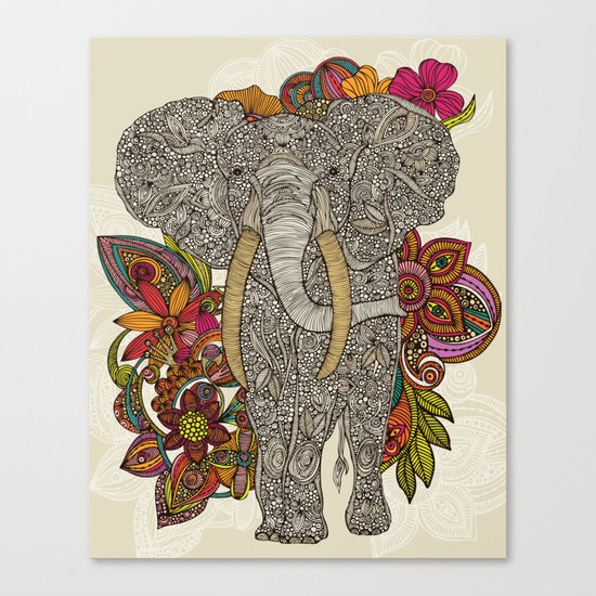 Walking in paradise Canvas Print