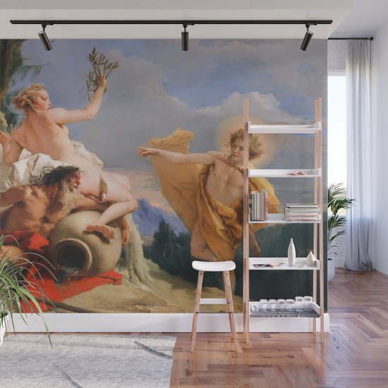 Oil Painting Apollo Pursuing Daphne By Giovanni Battista Tiepolo
