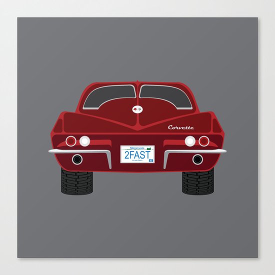 The Emoji-fication of His Purple Majesty: 2FAST Canvas Print