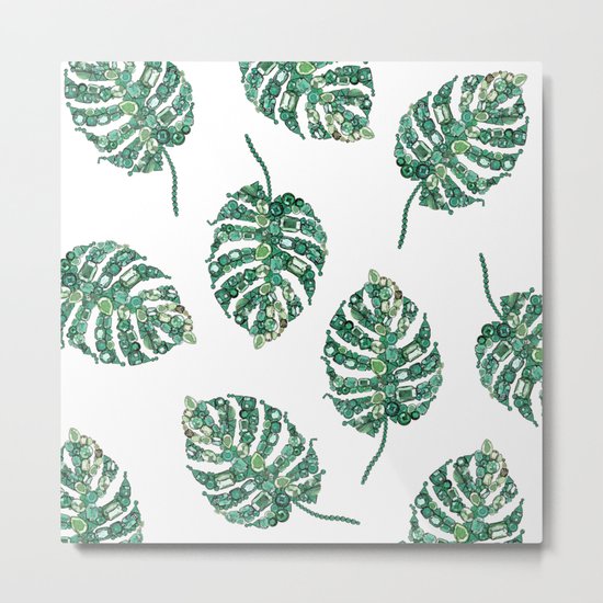 Palm leaves Metal Print