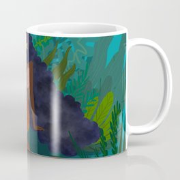 Black Mermaid - Black Fantasy  Coffee Mug