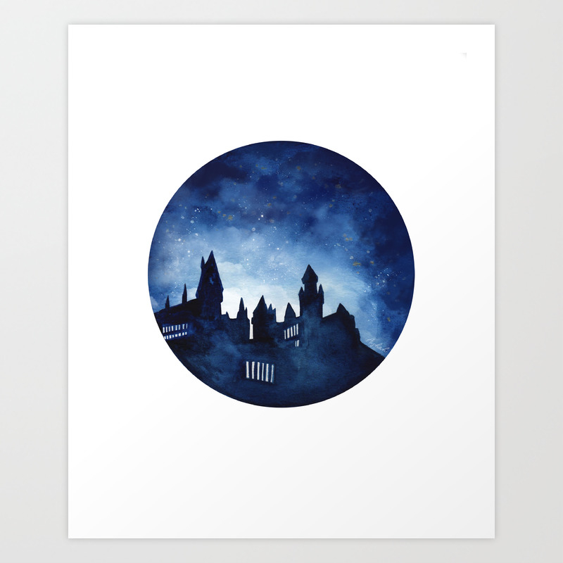 Hogwart Castle Watercolor Circle Print Art Print By Ahmadillustrations Society6 It looks like you're using artstation from canada. hogwart castle watercolor circle print art print by ahmadillustrations