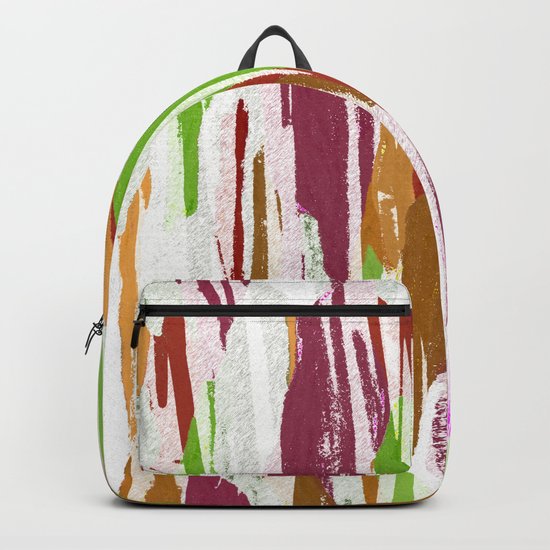 Abstract Rainbow Splash Design Backpack