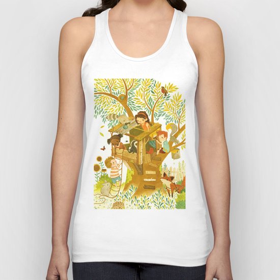 Our House In the Woods Unisex Tank Top