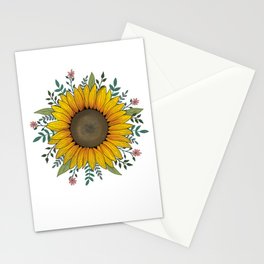 Aesthetic Sunflower  Stationery Cards