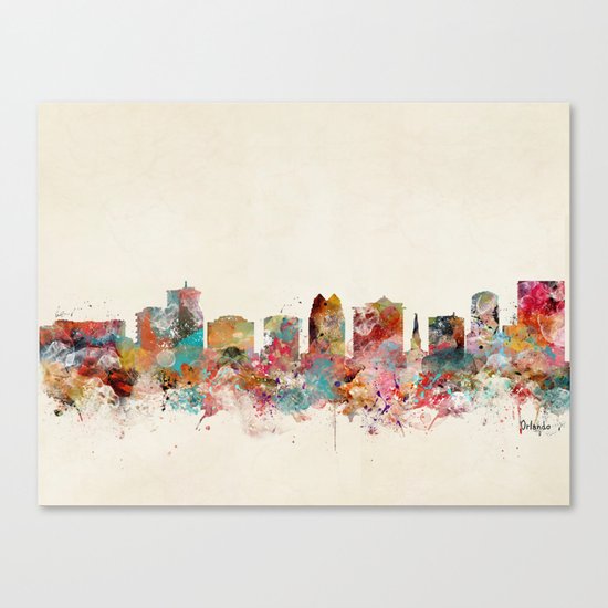 orlando florida skyline Canvas Print
