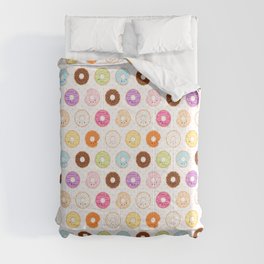 Happy Cute Donuts Pattern Comforter