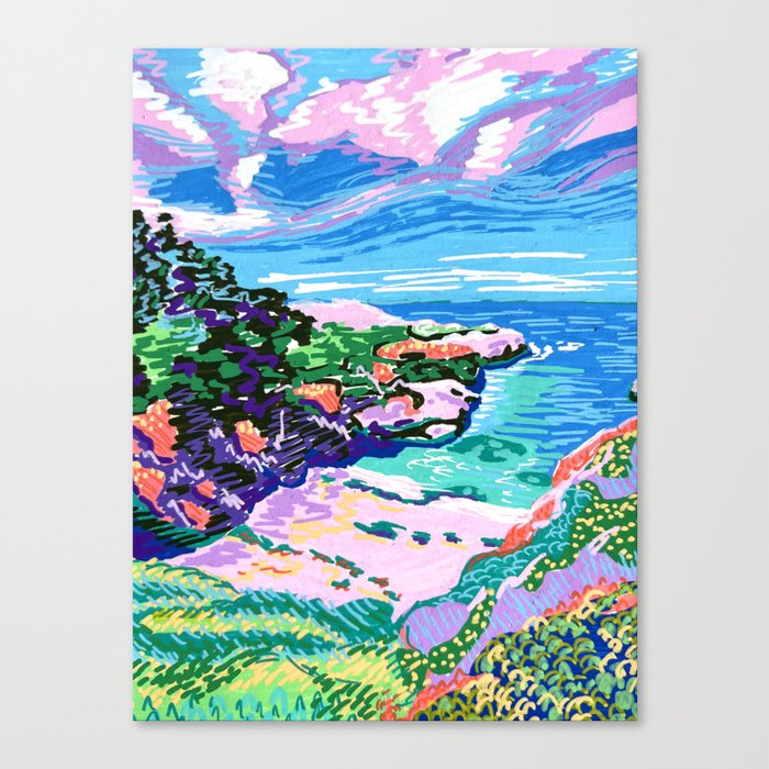 China Cove Beach Canvas Print