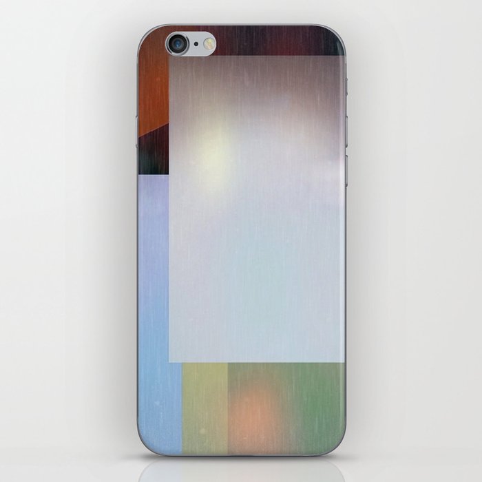 Bold Color Block Landscape By The Sea iPhone Skin