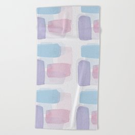 Stained Glass dark Beach Towel