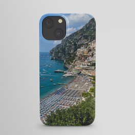 overlooking positano 01 / travel photography italy / amalfi coast iPhone Case