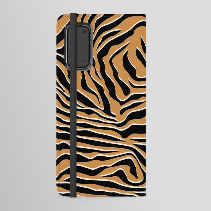 Tiger Wild Animal Print Android Wallet Case