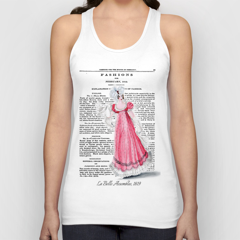 Regency Fashion Plate 1819 La Belle Assemblee Unisex Tank Top By Drawinginspiration Society6 Labelle fashion, london, united kingdom. society6