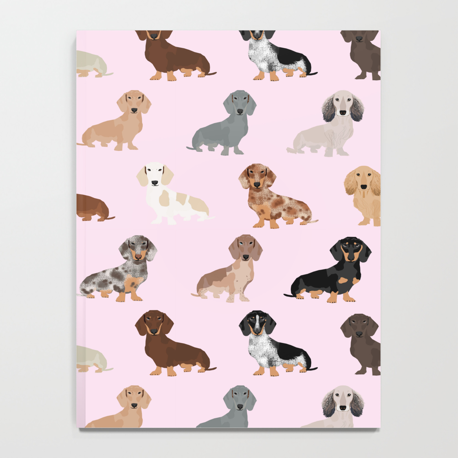 Dachshund Dog Breed Pet Pattern Doxie Coats Dapple Merle Red Black