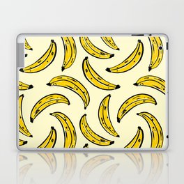 Banana Tropical Fruits Bold Yellow Pattern Laptop Skin