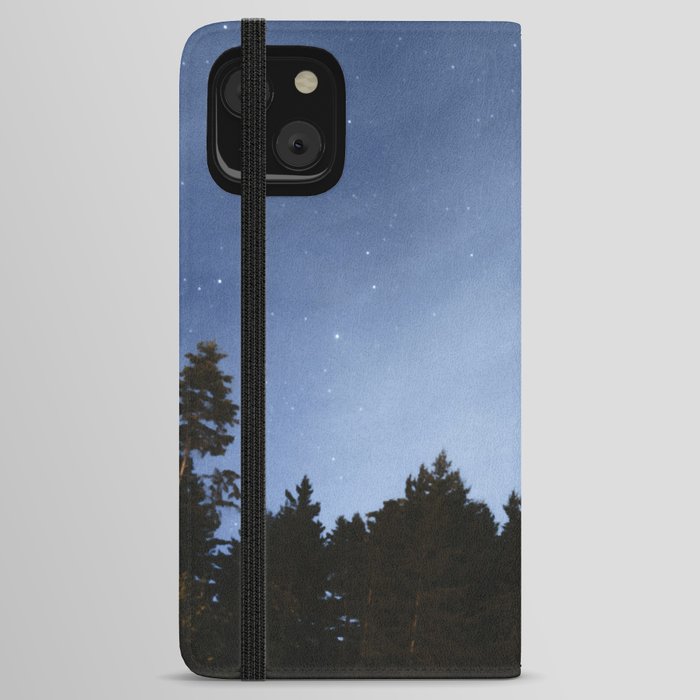 Night Sky from the Forest | Nature & Landscape Photography iPhone Wallet Case
