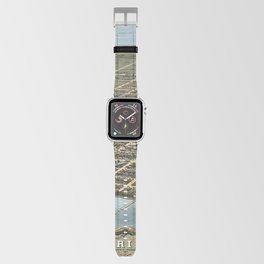 Bird's eye view of the city of Erie vintage pictorial map Apple Watch Band