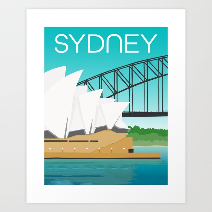 Sydney Australia Art Print