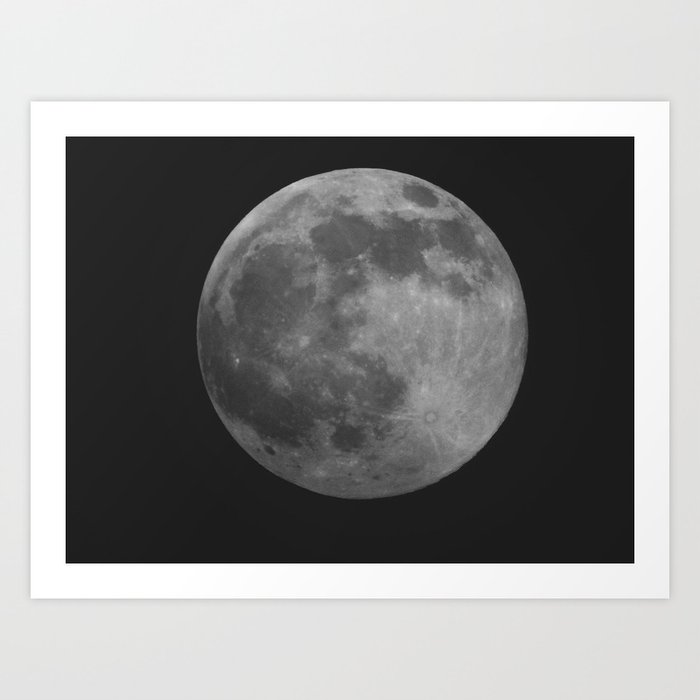 moony moon Art Print