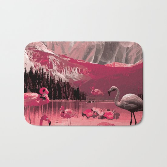 Flamingo Land Bath Mat