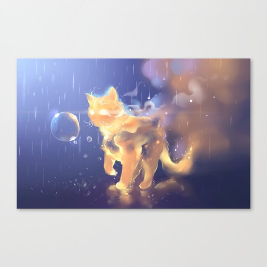 Fire Walk Canvas Print
