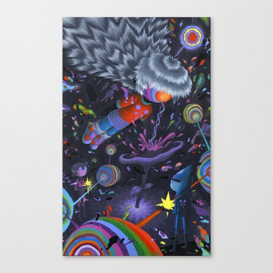 Node in the Noosphere Canvas Print