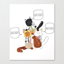 The Boys of Breaking Cat News  Canvas Print
