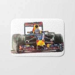 Daniel Ricciardo, RedBull Bath Mat | Painting, Automovilismo, Formula1, Velocidad, Daniel, Italia, Car, Ricciardo, Tororosso, Sport 