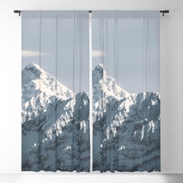 Snowy Mountain Blackout Curtain