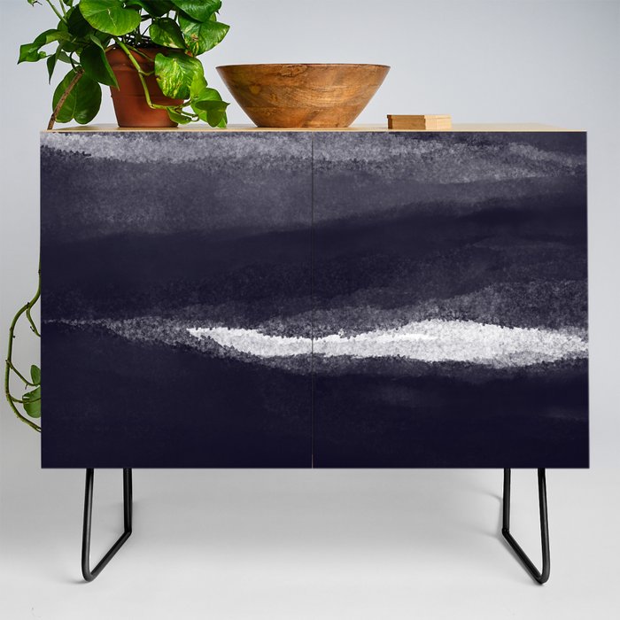 Trace of Landscape 3. Minimal Painting. Credenza