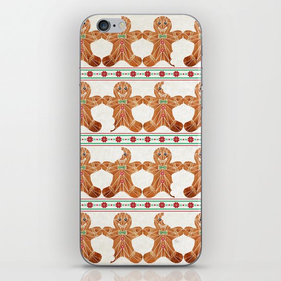 gingerbread man iPhone & iPod Skin