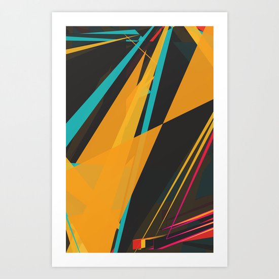 Linez Art Print
