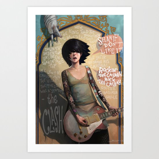 Rock the Casbah Art Print