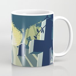 Deerly Departed - Stag in a Cemetery Coffee Mug