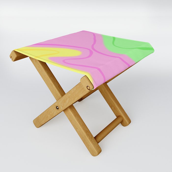 Squiggles Folding Stool