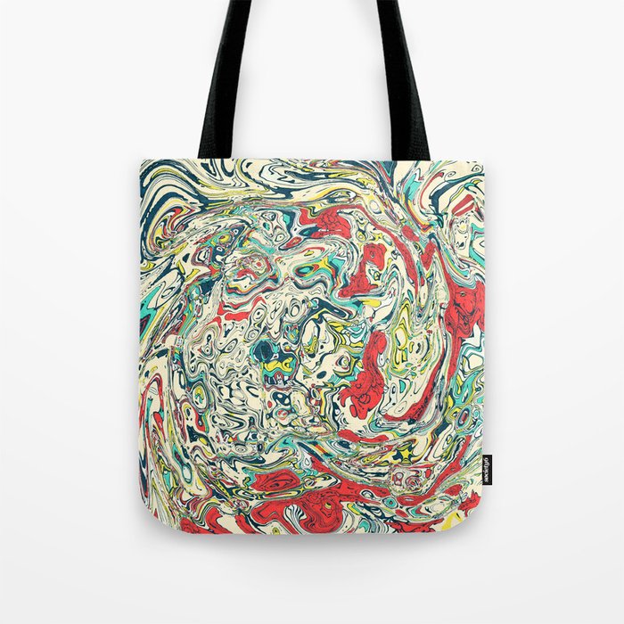 Abstract Marble Painting Tote Bag