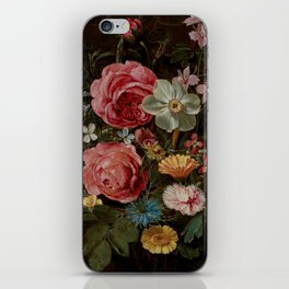 Dark Vintage Floral iPhone Skin
