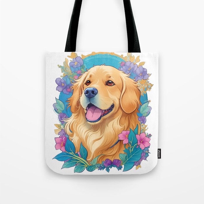 Golden Retriever Harmony Tote Bag