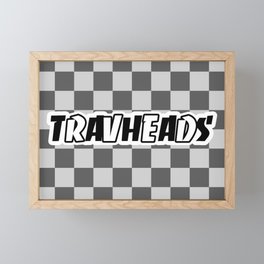 Travheads Checker Framed Mini Art Print
