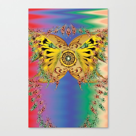 The dance of the butterfly Canvas Print
