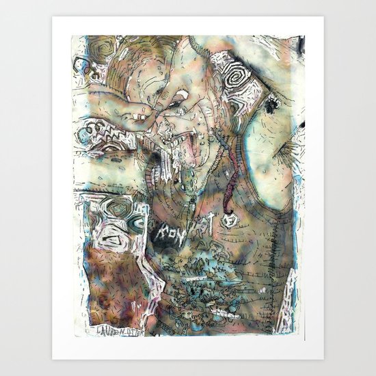 Beer Goggles Art Print