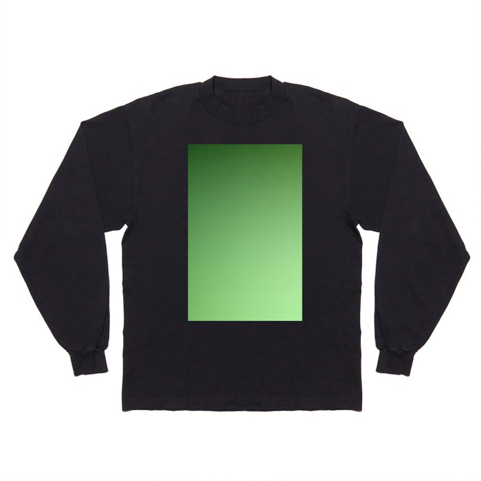 4 Green Gradient Background 220713 Valourine Digital Design Long Sleeve T Shirt