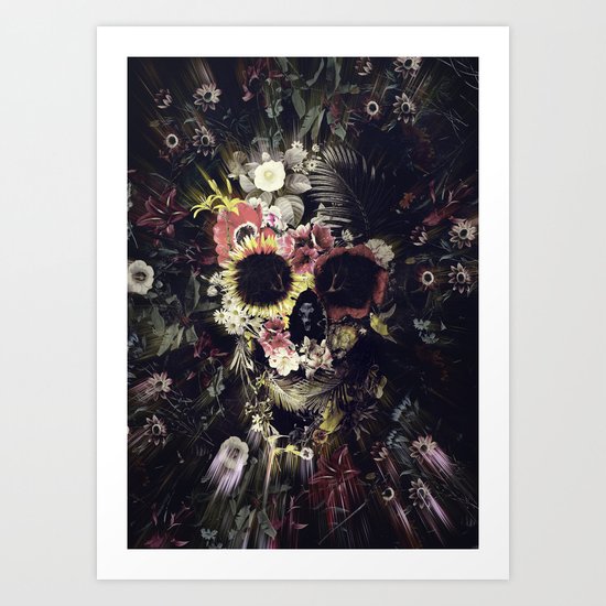 Garden Skull Art Print
