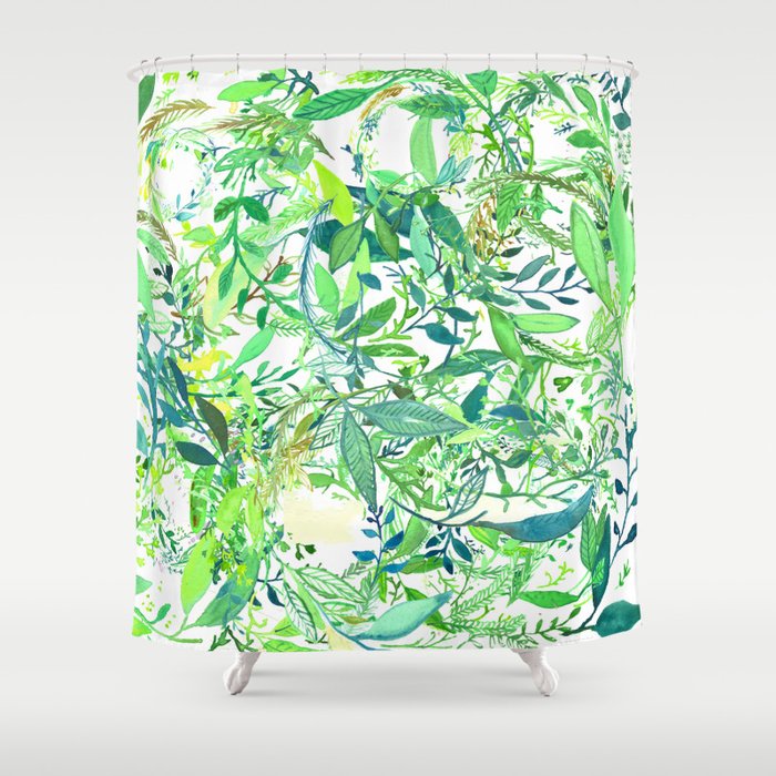 flowers in sept  Shower Curtain